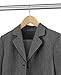 Whitmor GRADE A Natural Wood Suit Hangers (Set of 16)