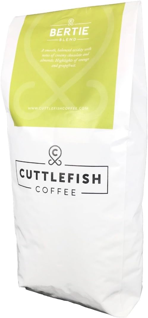 Bertie Blend Freshly Roasted Coffee Beans Perfect for Espresso, Cafetiere, Aeropress, Chemex and Hario - 250g Whole Beans
