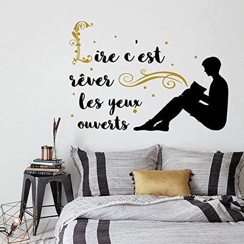 Téléchargement gratuit Images Stickers Muraux Vinyle Citation Lire C Est Rever Les Yeux Ouverts dernière salutations