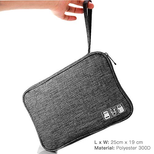 image for HCFGS Electronic Organizer Travel Cable Organizer Universal Electronic