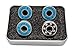 Yellow Jacket Premium Ceramic Fidget Spinner Replacement Bearings (1 Ceramic, 3 Bomber Blue)