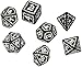 Q Workshop Runic Dice Black/White (7) Board Game