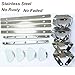 Saddlebags Hardware Metal Latch Cover Kit for Harley Davidson Touring Saddle Bag 1993-2013