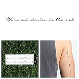 Tattify Doctor Who Quote Temporary Tattoo - Trenzalore (Set of 2)