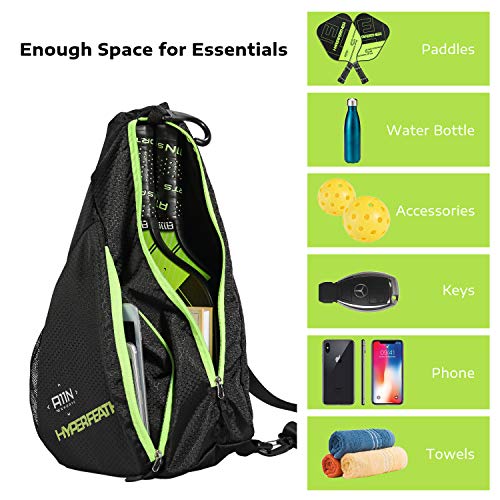 A11N Pickleball Bag Reversible Crossbody Sling Backpack for Women Men