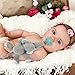 Baby Pacifier, Ztacking Pacifier Holder Infant Binky Nipple Teether Soothier Animal Elephant Toy Paci for Boys Girls - Non Toxic Removable Soothing