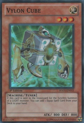 Yu-Gi-Oh! - Vylon Cube (HA05-EN015) - Hidden Arsenal 5 - 1st Edition - Super Rare