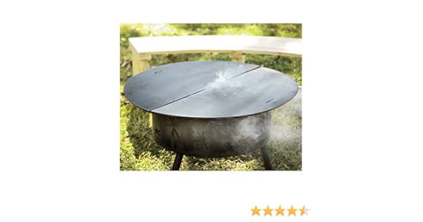 Amazon Com Vevor Steel Fire Pit Garden Outdoor