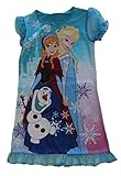 Disney Anna, Elsa and Olaf Sparkly Frozen Nightgown, Girls Sizes 4-8