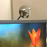 Ampper Convex Security Mirror 3.35" Round Clip On Desk Cubicle Rear View Safety view 3