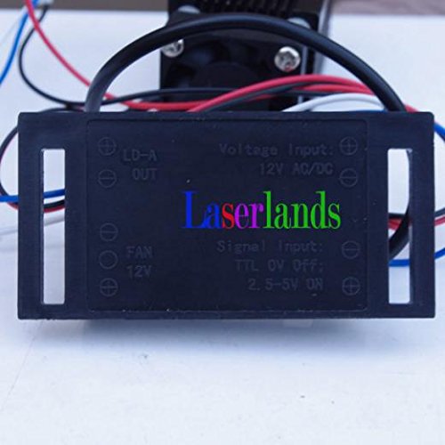Power Supply Driver 450nm 445nm 473nm Blue Laser Diode TTL 12V 1.2A 50mw-1000mw