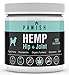 Hemp Hip & Joint Supplement for Dogs with Organic Hemp Oil, Glucosamine, Turmeric, MSM - for Joint Support, Mobility, Arthritis Pain Relief and Anxiety - 120 Soft Chews