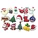16pcs Christmas Day,santa Claus,christmas Trees Shoe Charms for Croc Shoes & Wristband Bracelet