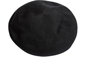 Artibetter Women’s Summer Black Beret Painter Hat Sun Protection Cap Lightweight Breathable Sunshade