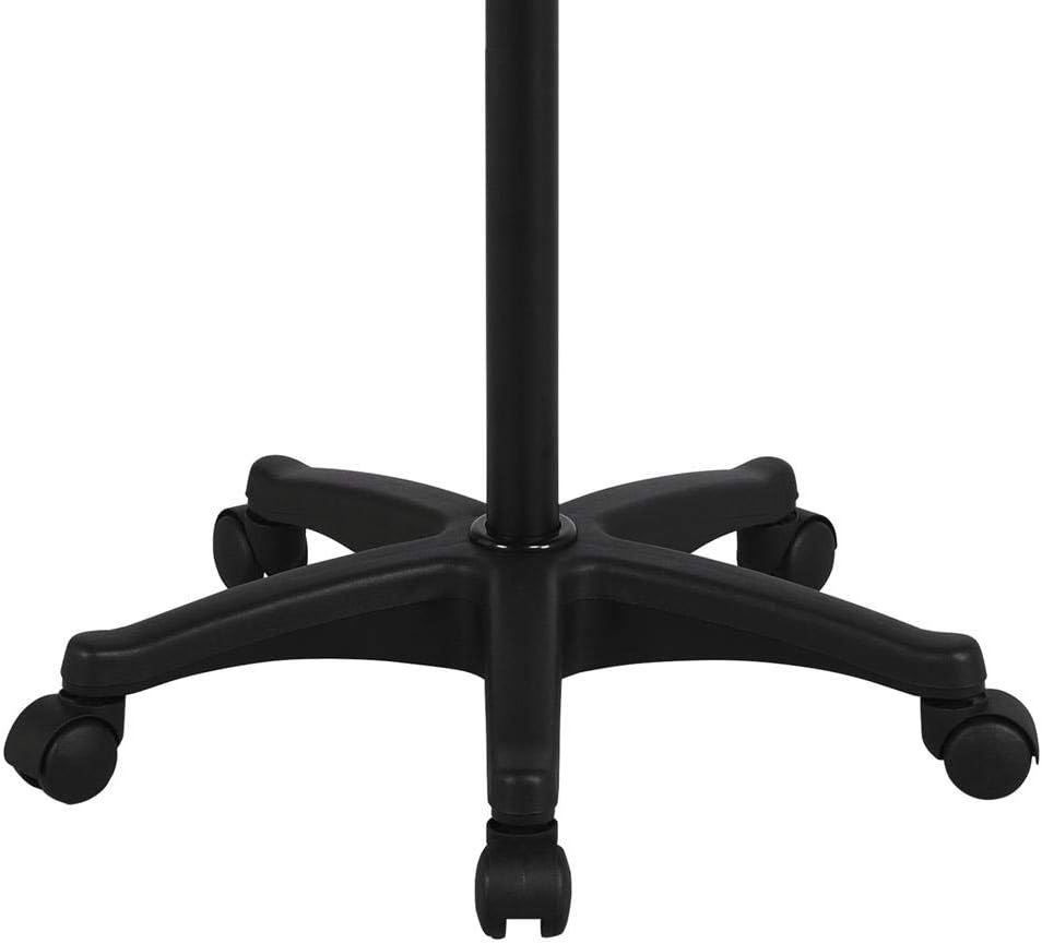 Yaheetech Aluminum Single-Post Mayo Instrument Tray Stand Rolling Salon Service Cart Black: Office Products