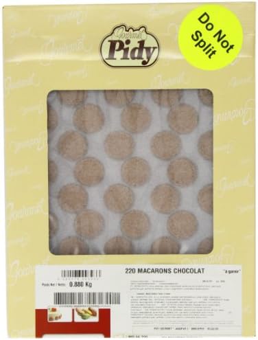 Pidy Chocolate Macarons, 3.5 cm - 220 Pieces