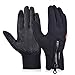 DREAMY Winter Touch Screen Windproof Coldproof Thermal Leisure Camping Thermal Gloves(Black,Large)
