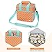 MIER 24 Can Large Capacity Soft Cooler Tote Insulated Lunch Bag Outdoor Picnic Bag, Orange