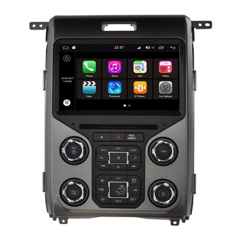 Witson Android 8.0 for F150 2013 2014 Manual Air_Condition Version Car DVD  GPS Navigation Radio Stereo Head Unit Support WiFi Bluetooth Steering Wheel  ...