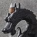 YYW Backflow Incense Burner Dragon, Handmade Ceramic Backflow Incense Cone Sticks Holder Home Decor Porcelain with Little Glass Ball, Incense Cones and Incense Sticks