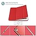 ProCase Smart Case for 10.5” iPad Air 3rd Generation 2019 / iPad Pro 2017, Slim Stand Cover with Translucent Frosted Back for iPad Air 3 -Red