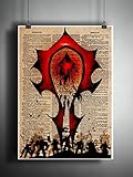 World of warcraft Horde art print, the Horde symbol on dictionary page