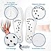 Carespot Acupressure Magnetic Massage Insoles for Men/Women, Foot Massager Shoe-pad Foot Therapy Reflexology Pain Relief Shoe Inserts | Memory Foam Insole - Unisex (White)