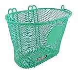 Biria Basket with Hooks, Front, Removable, Children Wire mesh Small Kids Bicycle Basket. Can be Used with Your Custom Design Markers or Stickers, New