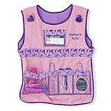 Melissa & Doug Personalized Hair Stylist Role Play Costume Dress Up Set (7 Pieces)