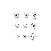 IMBOS Pearl Earrings 14k Gold Plated Daisy Flower Stud Earrings for Women Ball Stud Flat Back Earring Hypoallergenic Statement Earring Trendy Jewelry Gift for Women
