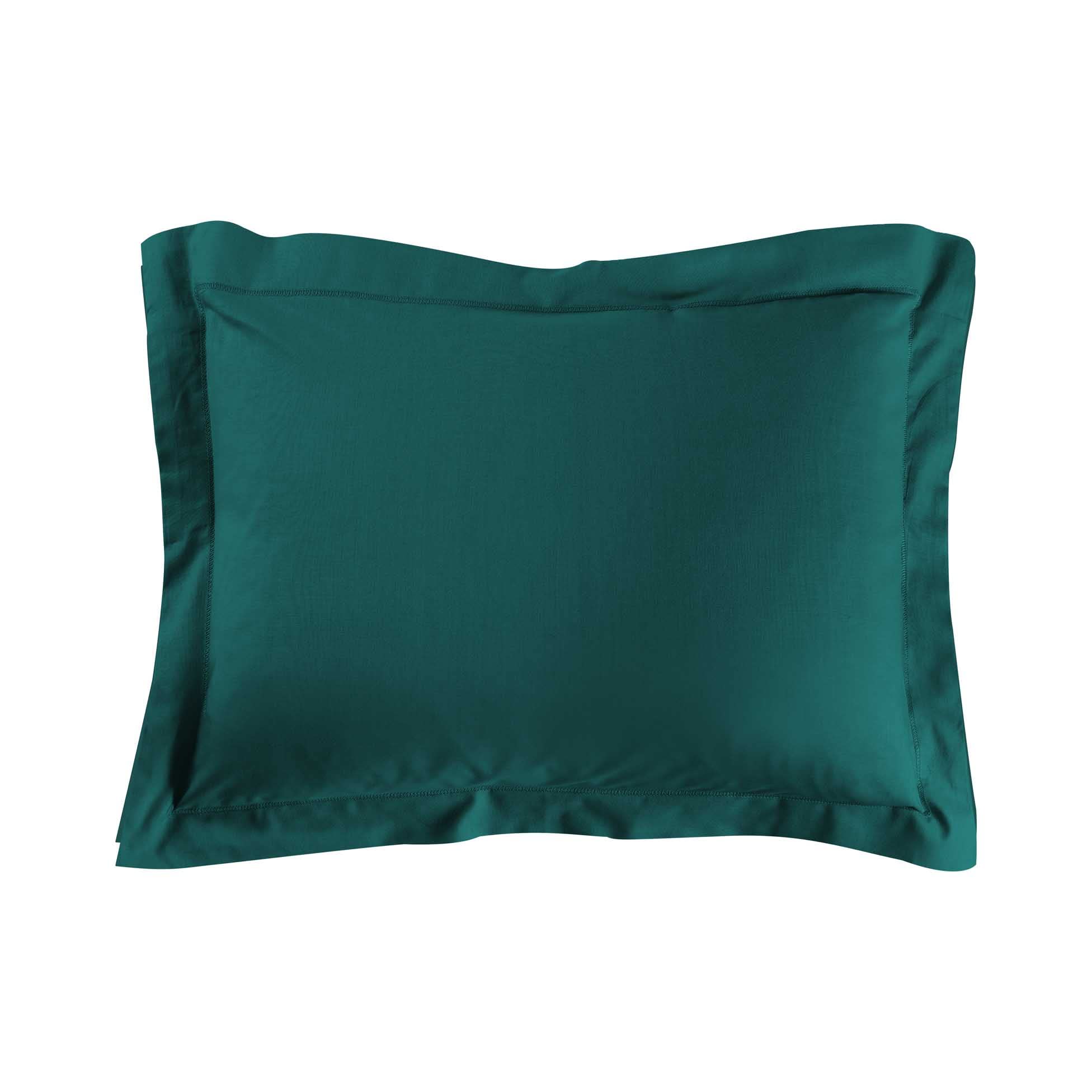 douceur d'intérieur, Pillowcase (50 x 70 cm) Lina Emerald, 100% Cotton — image 1