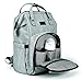 Mini Me Diaper Bag Backpack in Grey