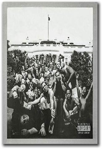 yhnjikl Posters And Prints Kendrick Lamar To Pimp A Butterfly Hip Hop Album Gift Art Poster Canvas Painting Home Decor 40X60Cm Without Frame