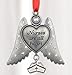 Nurse Ornament - Nurses are All Heart - Angel Wings & Heart - Enameled & Jeweled with Nurse Hat Charm - Nurses Day - Nursing Graduation - 3