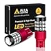 Alla Lighting Super Bright T20 7440 7443 LED Turn Signal Light Bulbs WY21W 7444 7440 7443 LED Bulbs High Power 2835-SMD 7440 7443 Red LED Bulbs for Cars Trucks Brake Stop Lights Replacement