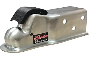 Demco 2"" Bolt-on Coupler for 3"" Wide Tongue EZ-Latch 7,000lb Capacity, Silver