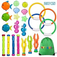 UTTORA Diving Toys Underwater Swimming Pool Toys Diving Game Training Gift for Kids Boys Girls