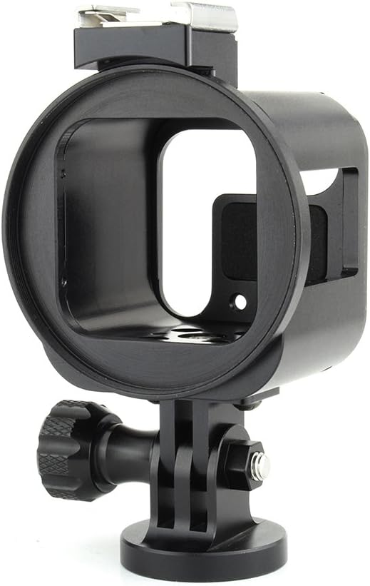 SOONSUN Aluminum Skeleton Case Housing for GoPro Hero5 Session Hero 4 Session Metal Thick Solid Protective Cage Frame Shell with Lens Cap and Mount Screw Wrench - Image 3