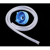 Myvision Replacement Hose &amp; Cap for Electric 5 Gallon Water Dispenser Pump | Contains Food Grade Silicone 5 Gallon Water Bottle Cap &times;1 and Food Grade Hose &times;1 Extended and Thickened Total Length 2.8 FT