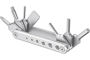 SMALLRIG Folding Tool Set with Screwdrivers and Hex Key Wrenches, Seven Functional Tools Included (Silver) - AAK2213D