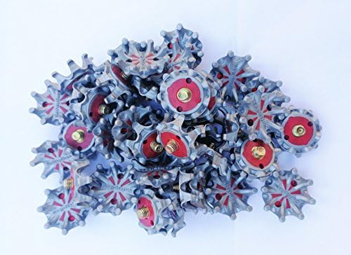 QHALEN 28pcs Golf Shoe Spikes Stinger Screw Small Metal Thread Spikes Cleats Fit Foot Joy Footjoy For Golf Sports shoes