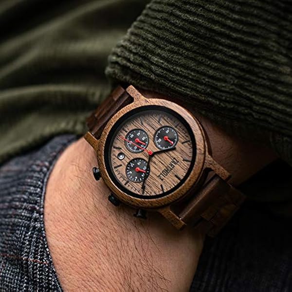 Houten horloge met marmer – Grootste collectie houten horloges