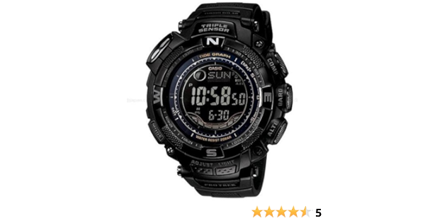Amazon.com: Casio General Men's Watches Protrek Triple Sensor PRG-130Y-1DR  - WW : Clothing, Shoes \u0026 Jewelry
