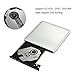 Keta External CD Drive Burner Portable CD Player CD ROM DVD-RW Rewriter with Sturdy Aluminum Housing USB 3.0 SATA Optical Drive for Mac Air Pro Windows 10 / Win7 / Win 8 Desktop Laptop