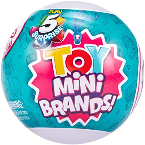 Generic 5 Surprise Mini Brands and Toy 3 Ball Bundle, Includes 1 Wave 1 Mini Brands Ball, 1 Series 2 Mini Brands Ball, and 1 Toy Mini Brand Ball