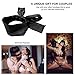 UTIMI SM Blindfold Fetish Eye Mask SM Bondage Restraints for Couples Flirting