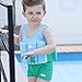 Kids Life Jacket Baby Floatation Suit Detachable Float Adjustable One-Piece Swimsuit Buoyancy for Girls Boys Age 1-10 Year Toddler Swim Trainer，Green Frog（include the baby bag）