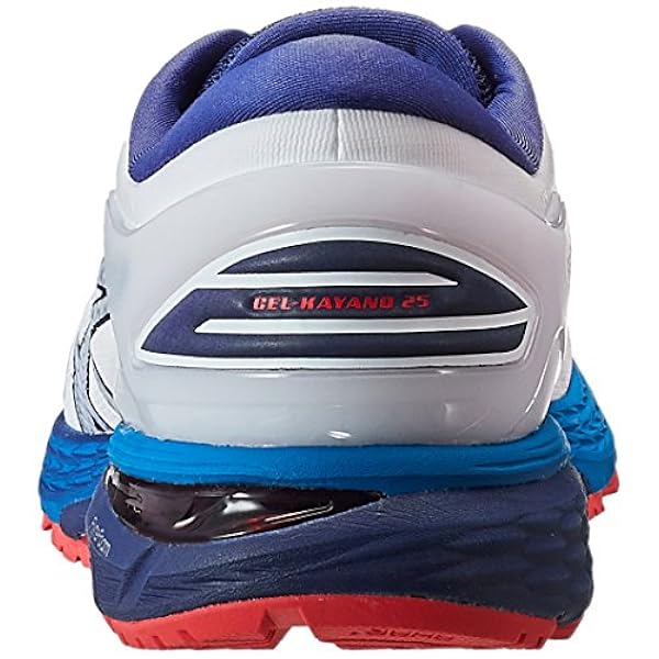 asics gel kayano 25 white blue print