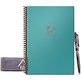 Rocketbook Panda Planner Reusable Smart Pages, Letter Size 8.5x11, Teal - Daily, Weekly & Monthly Pages, App-Connected, Erasable, Ideal for Motivational Journaling, Goal Setting & Digital Organization