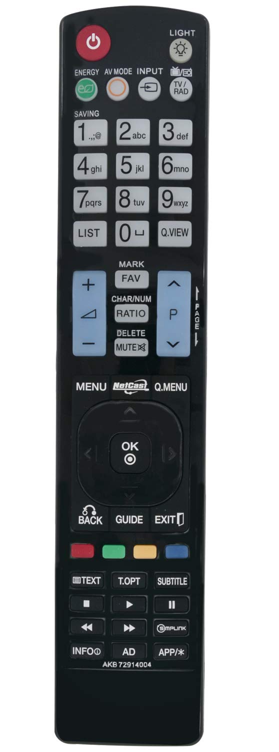 ALLIMITY AKB72914004 sub AKB72914208 Remote Control Replaced for LG TV 32LE5500 37LE5500 55LE5500 47LE5500 42LE5500 42LE8500 47LE8500 55LE8500 32LE7500 37LE7500 42LE7500 47LE7500 55LE7500